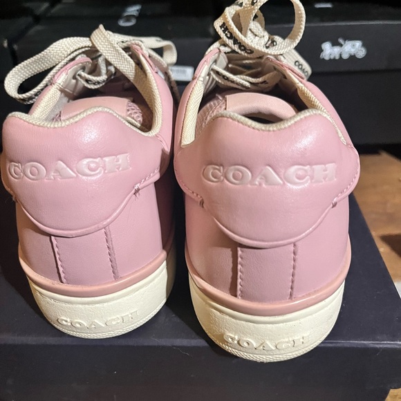 Coach tennis sneakers super cute pink. - Picture 2 of 5